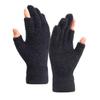 Women's Fingerless Faux Mink Gloves: Ideal for Autumn/Winter Cycling and Writing.