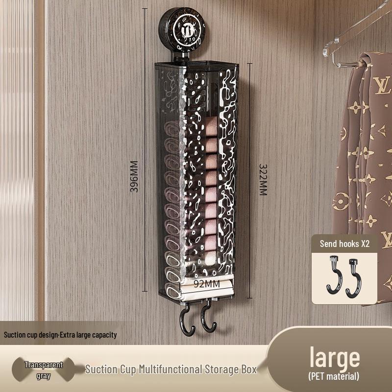 

Настенный органайзер-ящик с ледяным узором для нижнего белья и носков для гардеробов