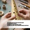 12 Hole Ceramic Ocarina Musical Device Smooth Surfaces Texture Balanced Tone Output for Aspiring Musicians and Collectors