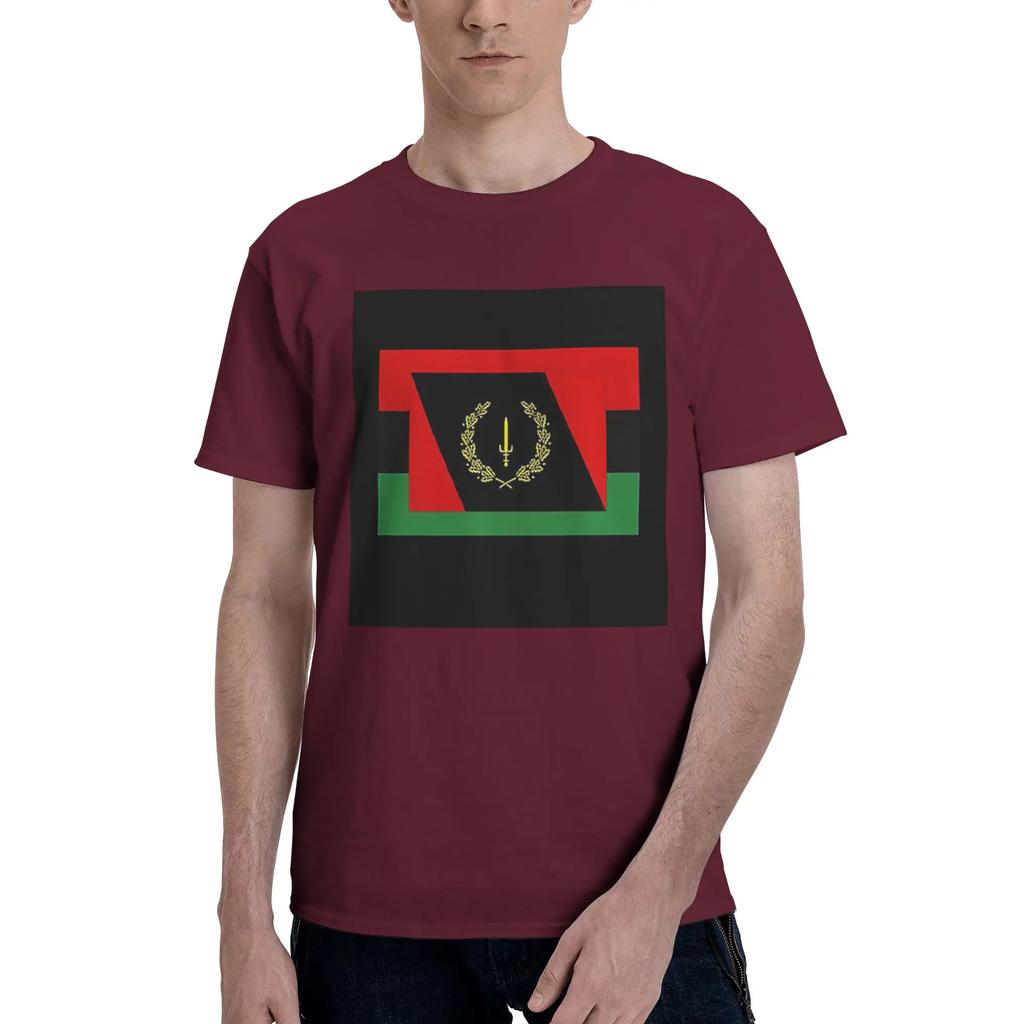 Copy of Black American Heritage Flag Men TShirt Oversized T Shirts Mens Crew Neck Cotton Tees Short Summer Male