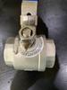 304 Stainless Steel Ball Valve with Scale, Two-Piece, Large Flow, Thread Lock (4pt/6pt)