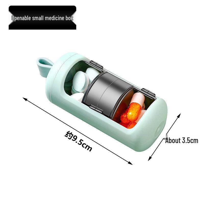 Portable 7-Day Pill Dispenser Box