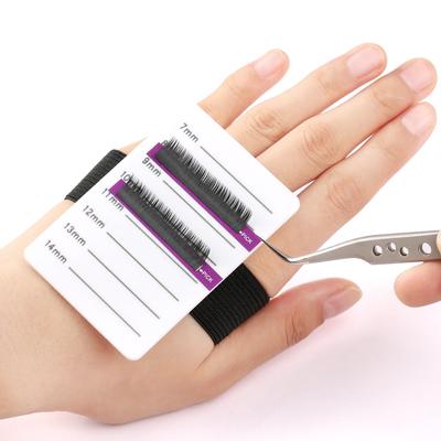 Wimpern-Wimpern-Anzeige, Palettenverlängerungen, Palette und Verband, Wimpernkleber-Pad, Wimpernständer-Halter