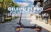 GELEIPU Z1 PRO Off-road Electric Scooter 1200W*2 Motor 52V 20Ah Battery 10 inch Tires 65km/h Max Speed 70km Range Adult Scooter