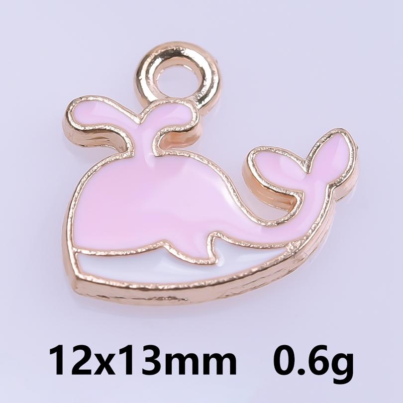 Rosa Liebe Mädchen Accessoires Emaille Großhandel Anhänger Für Schmuckherstellung Zubehör Mond/Blume/Schmetterling Anhänger Charm DIY Ohrring Basteln