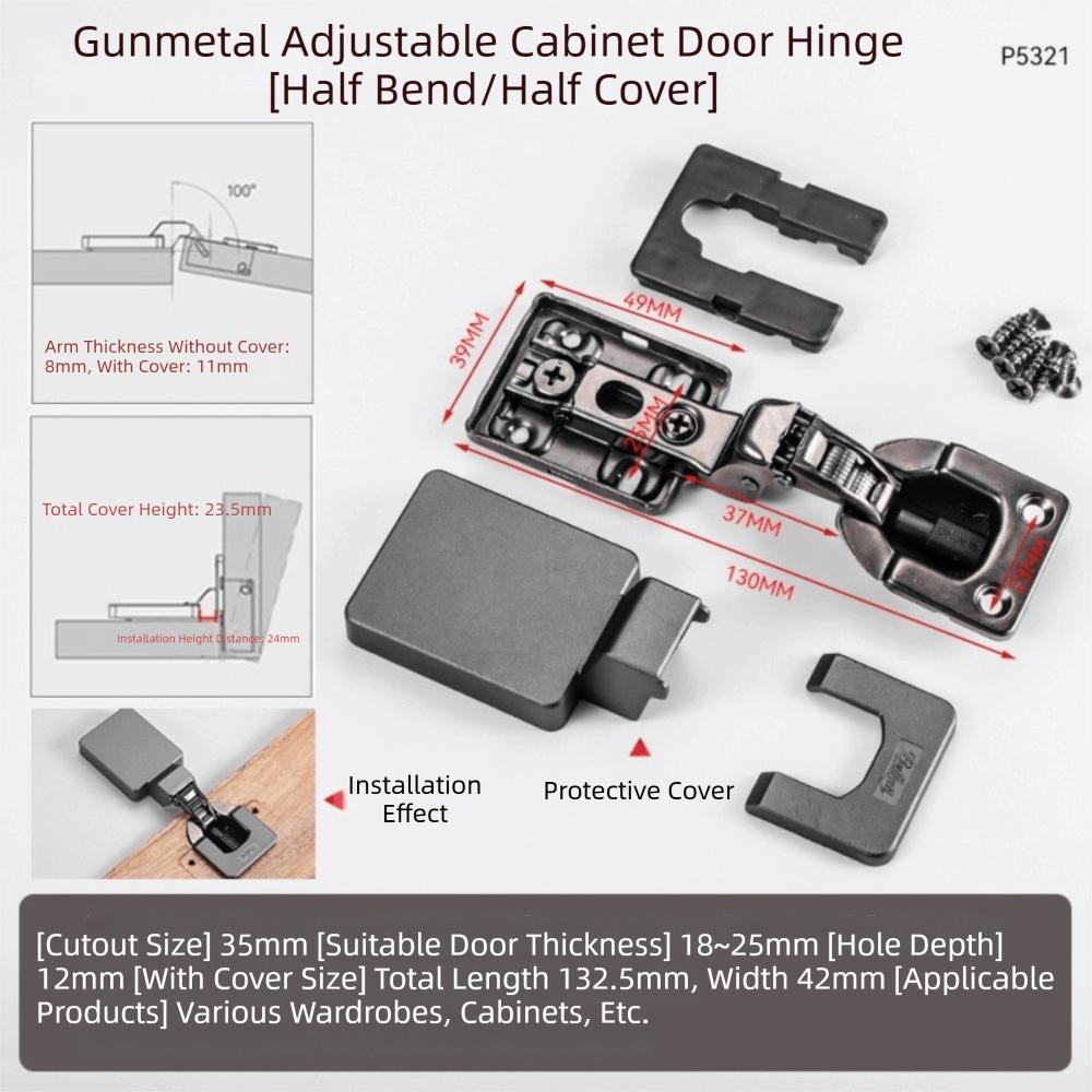 

Flat Panel Concealed Hinge Hydraulic Damping Straight Damper Adjustable Hinge Enduring Quality Hydraulic Hinge Wardrobe