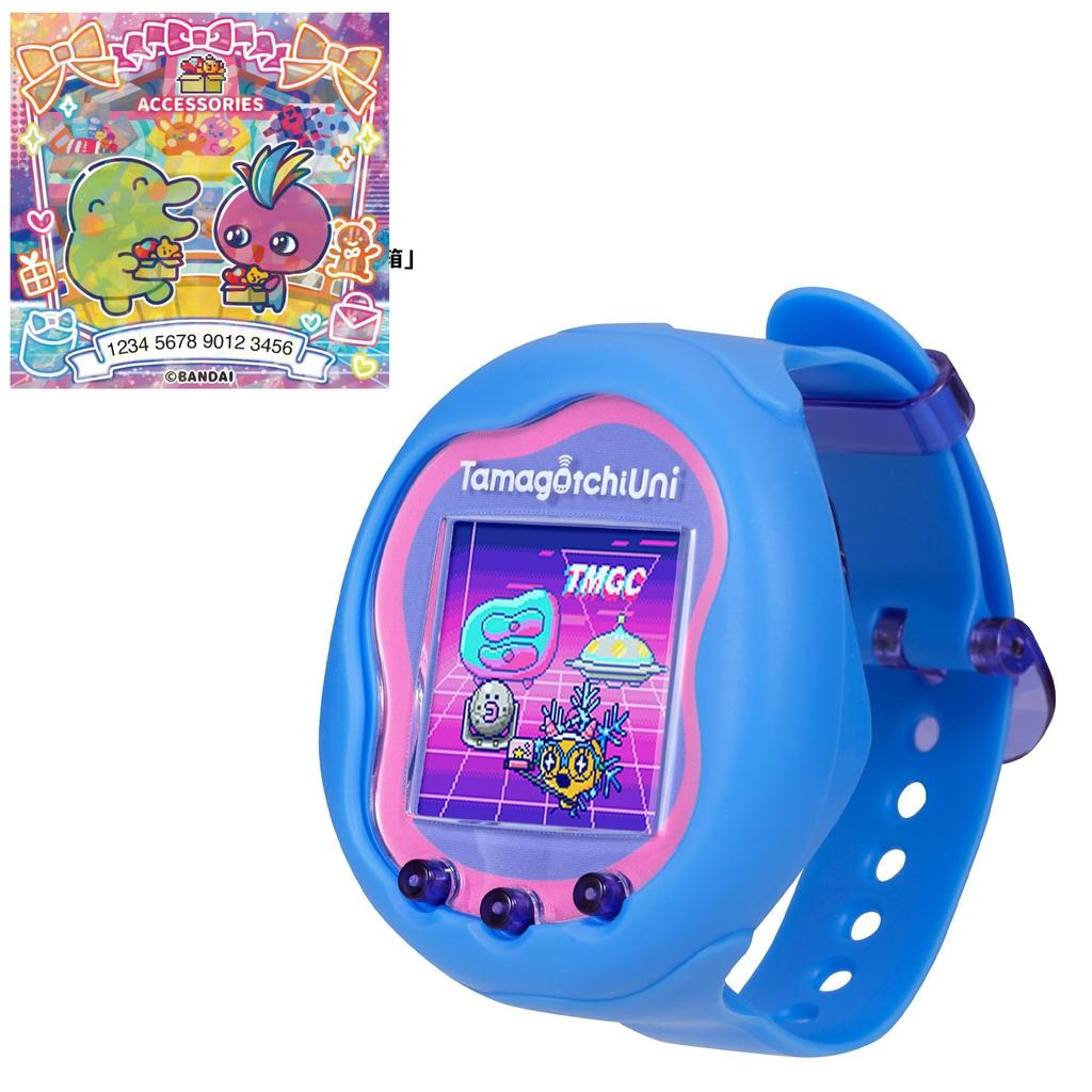 Bandai Tamagotchi Uni Blue s omezenou nálepkou Amazon Toy Awards 2023 Kategorie komunikačních hraček Grand Nikkei Vynikající produkty a služby MJ