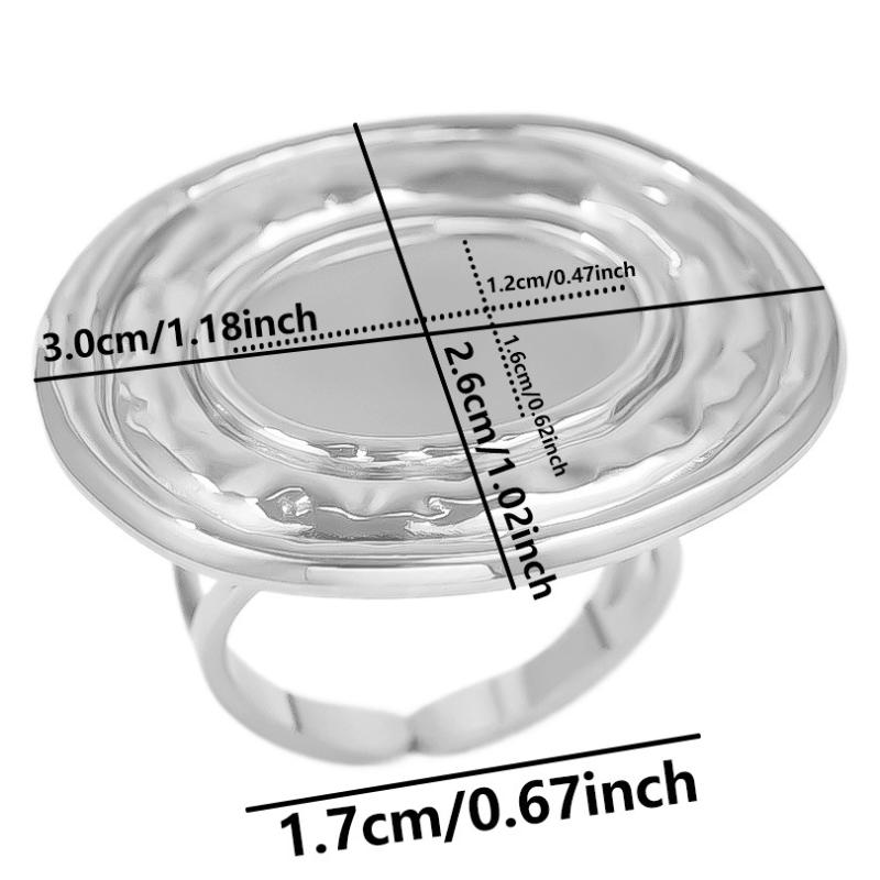 1Pcs Open Adjustable Stainless Steel Heart Sun Leaf Rings Diy Cabochons Silver/Gold Ring For Women Men Handmade Supplies