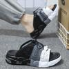 Men's Casual Slippers Non-Slip Anti-wear Men's Home and Outdoor Slippers Soft and Comfort Beach Shoe Trendy Fashion Mens Sandal