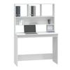 VidaXL Desk with Shelves White 102x45x148 Cm Engineered Wood 823000