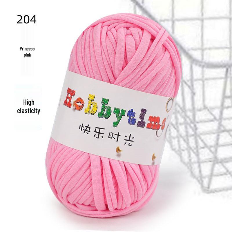 Cloth Strip Yarn DIY Crochet Kit: Handmade Bag, Knitting Material for Cushions, Carpets, and Dolls