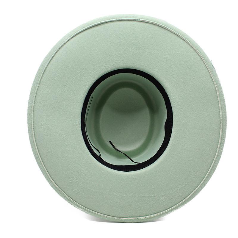 Wool Felt Bowler Hat With Wide Brim For Men And Women Outdoor Sun Protection