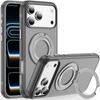 360 Magnetic Stand for iPhone 17/Air/16/15/14/13/12 Pro Max 11 Case, Fit for Magnetic Rotatable Ring Kickstand Slim Translucent