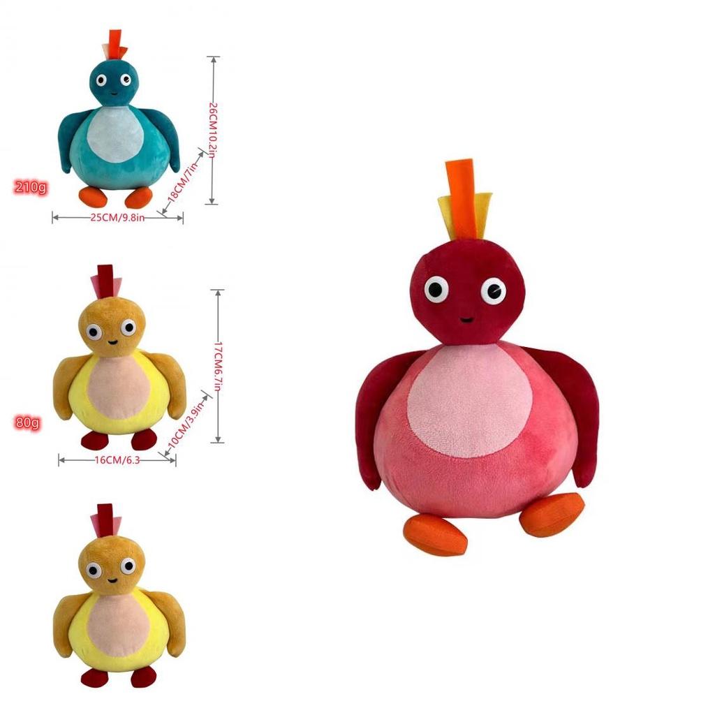 Fun And Educational Twirlwoos Animated Plush Toy Cartoon Bird Figurine For Kids Customizable Design