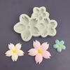 Cherry Flower Shaped Silicone Chocolate Moulds Baking Molds Fondant Cake Decorating Gadgets Resin Moulds Gifts for Child