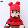 Masked Cap Winter Warm Baby Beanie Hat Cartoon Balaclava Hat Children Knitted  Cap Neck Face Guard