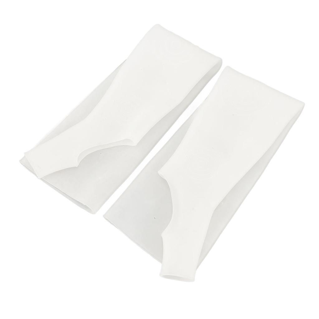 1pair SEBS Long Moisturizing Arm Sleeve with Thumb Hole Washable Elastic Hands Care Arm Sleeve for Dryness Calluses