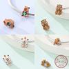 Original Copper Charm Beads Cute Capibala Pendant Beads For Diy Bracelet Charm Jewelry Birthday Gift