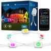 Lepro EE1 AI Illumination Lights, Outdoor LED String Lights, Spotlights, DIY Flowing Strip Lights, Permanent Installation, 30-Light, 15m, Smart RGB,