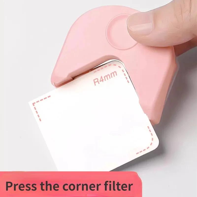 Kreisschneider Button Maker Eckenrundungsmaschine Tragbarer Papierschneider Foto-Karten Schneidwerkzeug DIY Scrapbooking Stanze Lochgerät