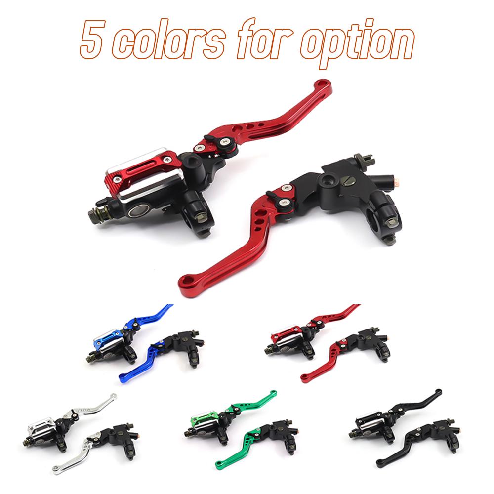 Universal Motorcycle Brake Clutch Pump Lever Hydraulic Master Cylinder Accessories 7 8  12.7mm for Honda Yamaha