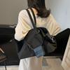 2025 New Fashion Tote Bag Casual Large Capacity Retro Suede Commuter Bag Women