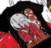 Inuyasha Sesshot-shirt T-shirt Red Moon Inuyasha Anime Black Short Sleeve Soft Kawaii Harajuku Women Clothing Aesthetic  Y2k Top