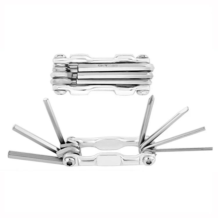 Bicycle Repaire Set Spoke Hex Allen Wrench Screwdrivers Lightweight Portable 7 In 1 Mountain Bike Cycling Multi Repair Tools Kit