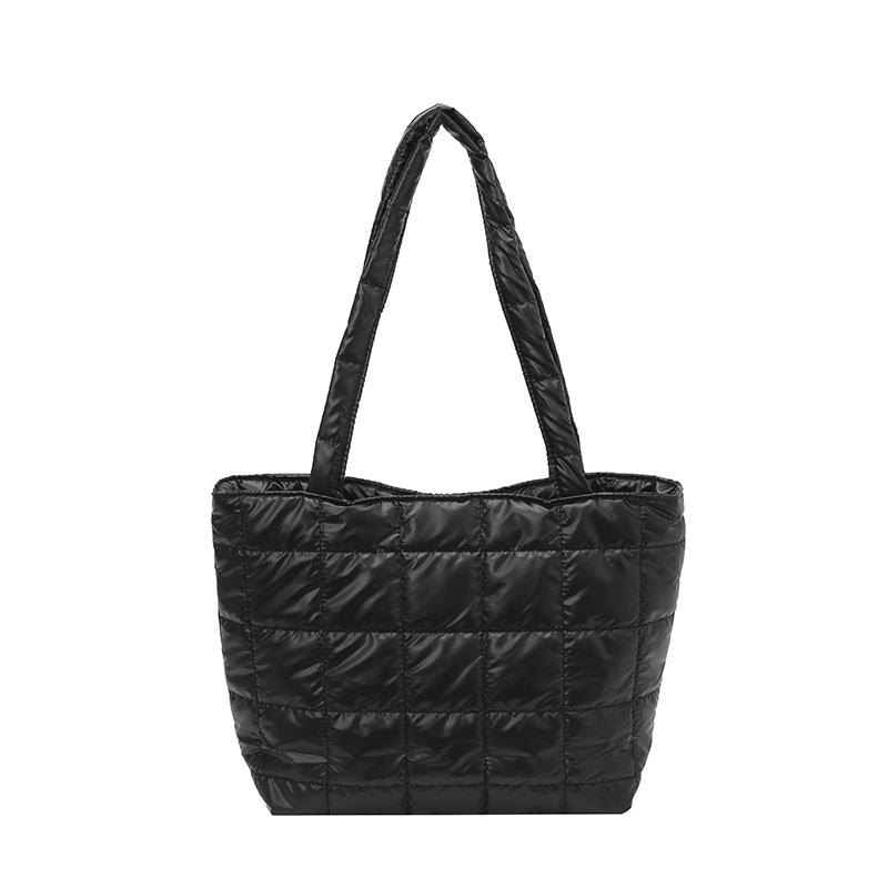 

Trendy Retro Plaid Space Cotton Winter Coat Tote & Shoulder Bag