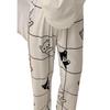 Women's Thin Spring/Autumn Pajama Pants - Casual, Cute Japanese Cartoon Design, Wearable Outdoors