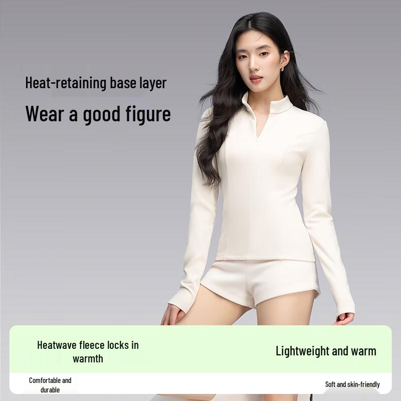 Women s Half-Zip Base Layer Top M