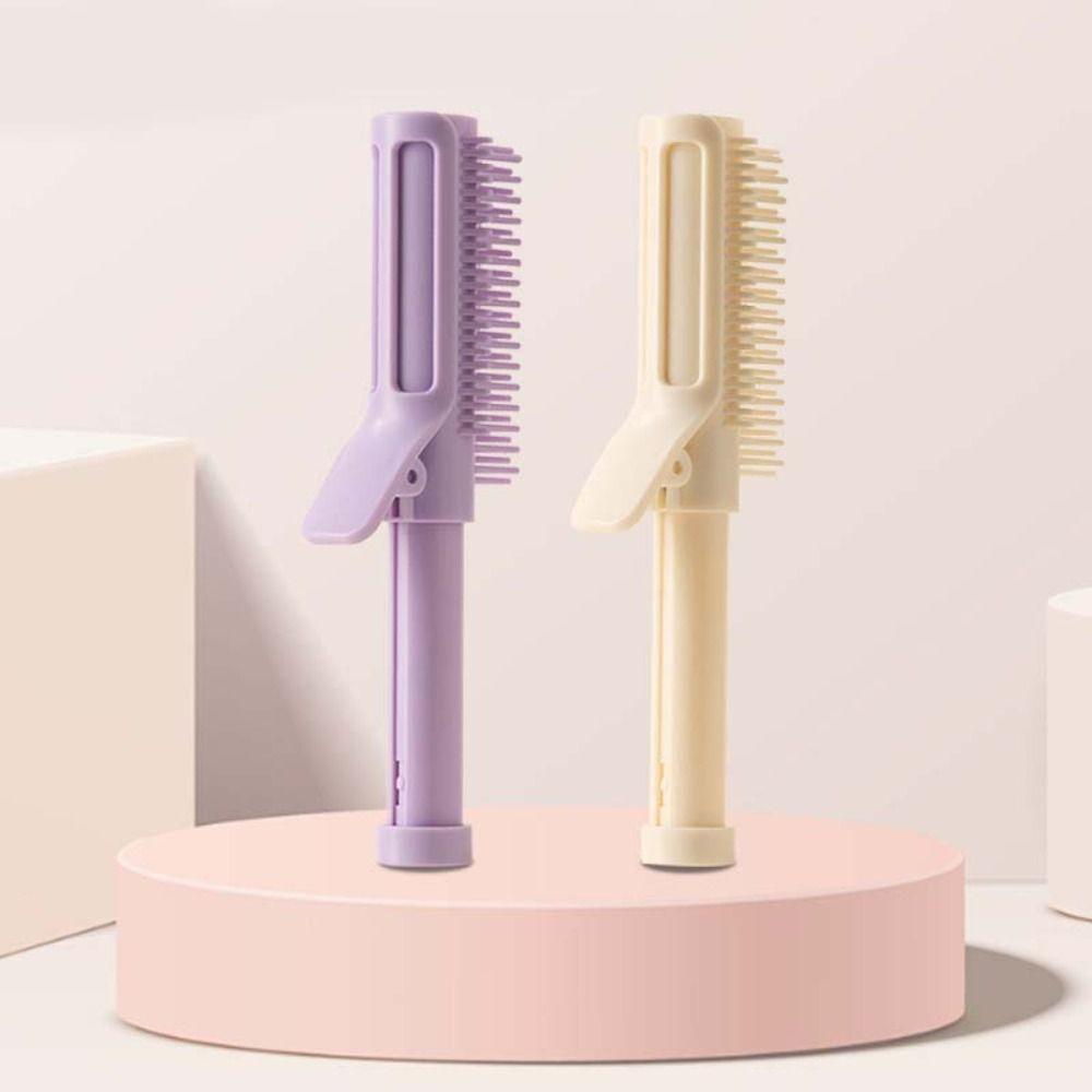 2in1 Hair Root Fluffy Clips High Headtop Hairdressing Comb Scalable Curling Comb  Women
