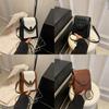 Trendy Pu Material Women's Small Square Bag 2023 Fashionable Spring Season Trend