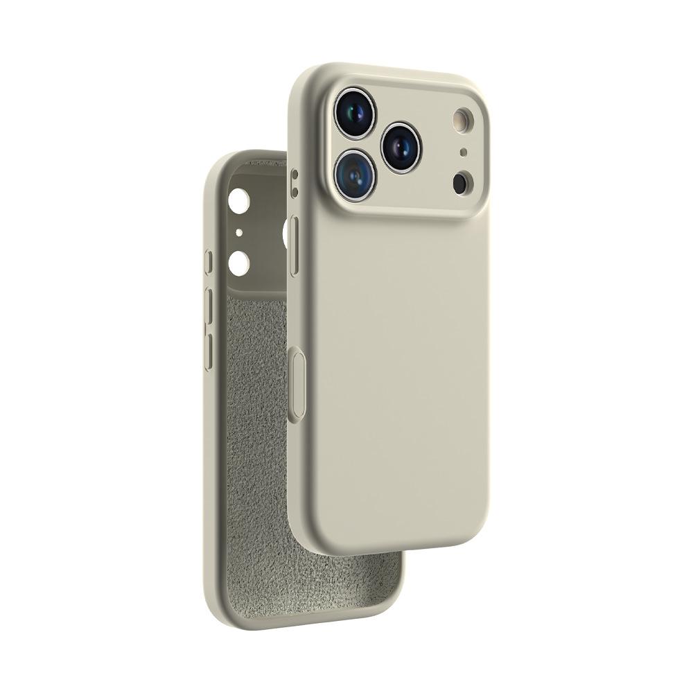 Applicable to iPhone17Pro liquid silicone mobile phone case Apple 17air magnetic suction integrated camera button case