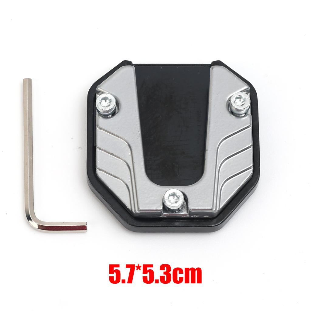Motorcycle Bike Parking Kickstand Extender Foot Side Stand Pad Support Plate Motorbike Accessories