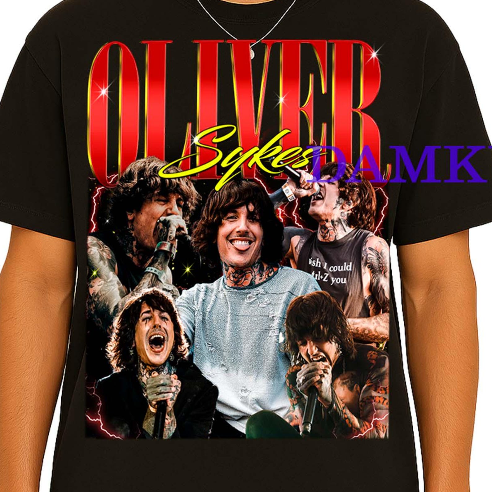 Oliver Sykes Shirt, Oliver Sykes T-shirt, Oliver Sykes Gift, Oliver Sykes Merch Tees, Oliver Sykes Homage Tshirt, Oliver Sykes Fan L