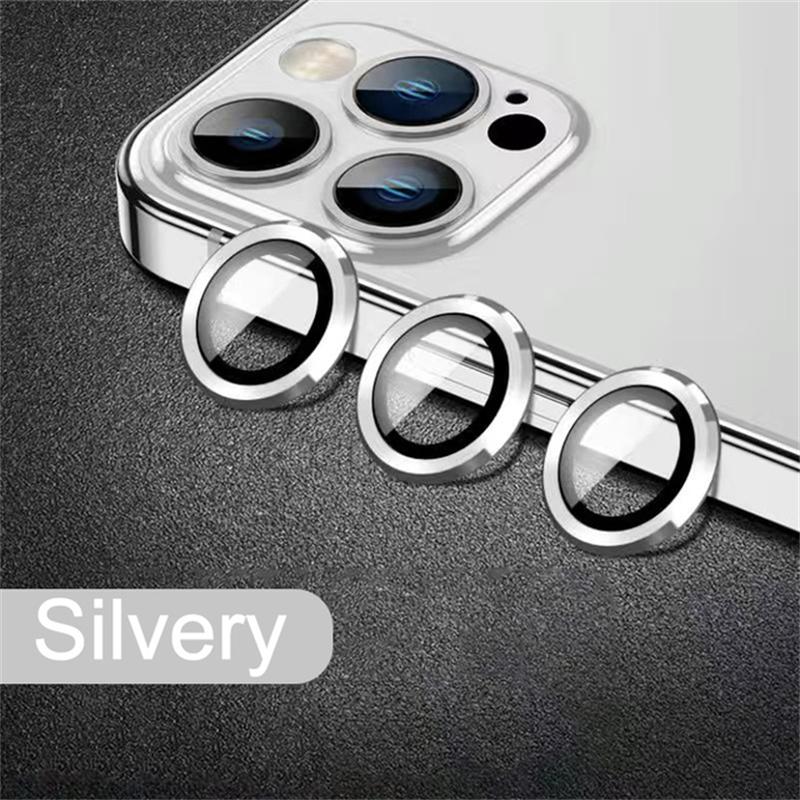 Camera Lens Protector Glass For iPhone 16 15 Pro Max 11 14 13 12 Plus Lens Metal Ring Protector For iPhone 14 Plus 13 12 Mini 4