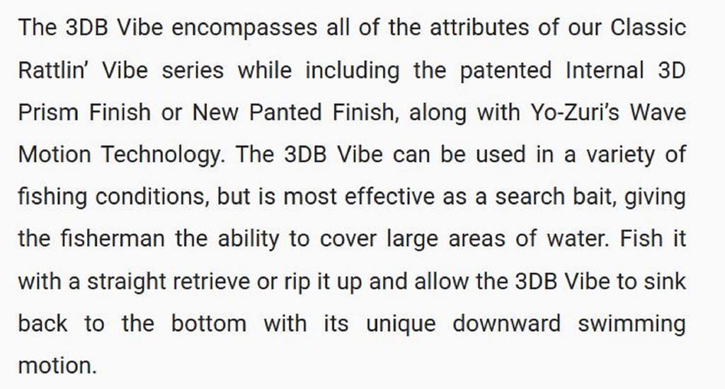 Yo Zuri Duel 3DB Vibe 65 Mm Sinking Lure R1145-MPLS (5301)