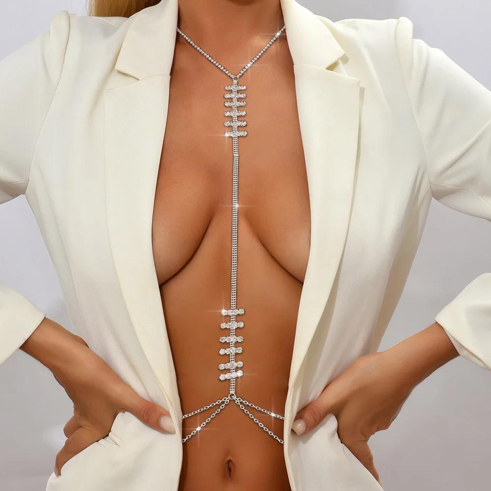 

Stonefans Кристалл Грудь Цепочка для женщин Сексуальные Стразы Ювелирные Изделия Девушки Цепочка Для Тела Сбруя Нижнее Белье Бюстгальтер Платье Аксессуары Подарок