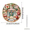 Christmas 2D Flat DIY Acrylic Crystal Rhinestone Art Pendants Single Side Drill for Adults Gift Home Wall Or Window Decor