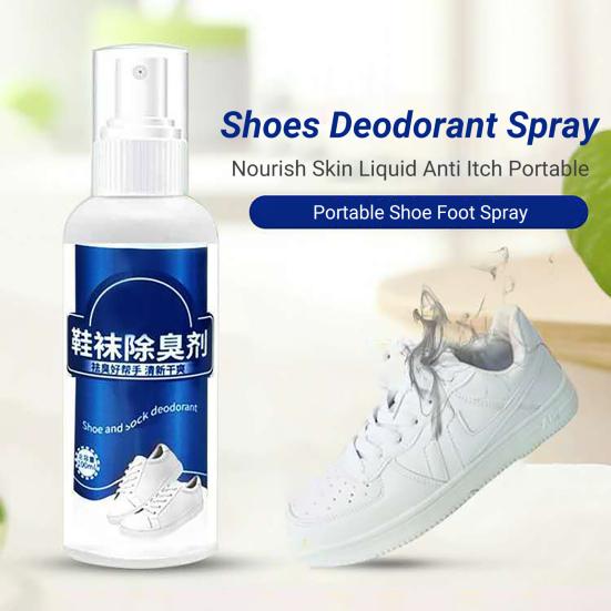 100ml Shoes Deodorant Spray with Mild Formula and Anti-Itch Properties