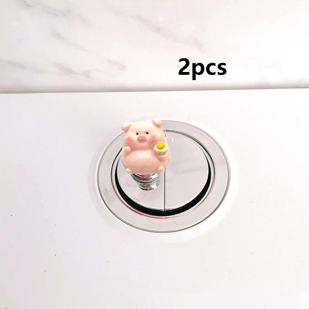 

2 шт. Длинный протектор для ногтей, туалетный пресс, домашний декор, кнопки для резервуара с водой, кнопка для туалета, ванная комната 2