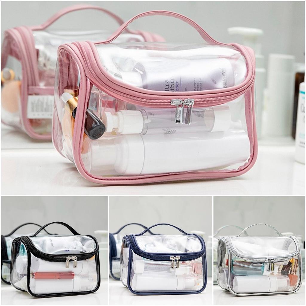 Large Capacity Waterproof Transparent Laser Cosmetic Bag Portable Storage Bag