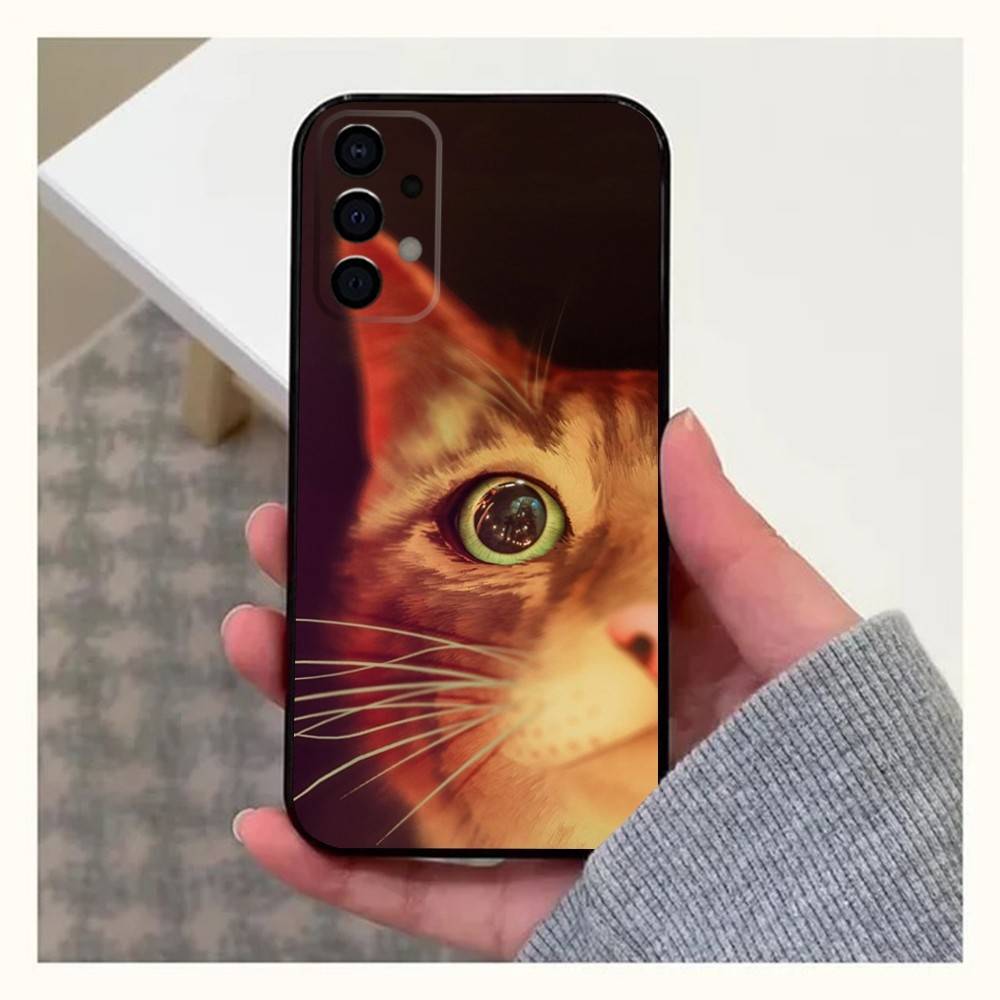Game Stray Cat Phone Case For Samsung Galaxy A20,A21s,A22,A31,A32,A52,A53,A72,73,A80,A91 Soft Black Cover