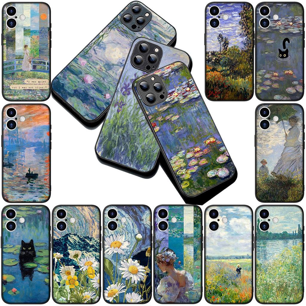Casing Phone Cover for Huawei P30 P20 Mate 20 10 Lite Pro Y7 Y6P Y7A 2019 Nova 5T 3I Case Claude Monet Impressionism Painter