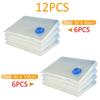 7 Sizes Reusable Vacuum Bags with Pump Cover Vacuum Compression Sealer Bag Space Saving for Clothes Storing Large Container