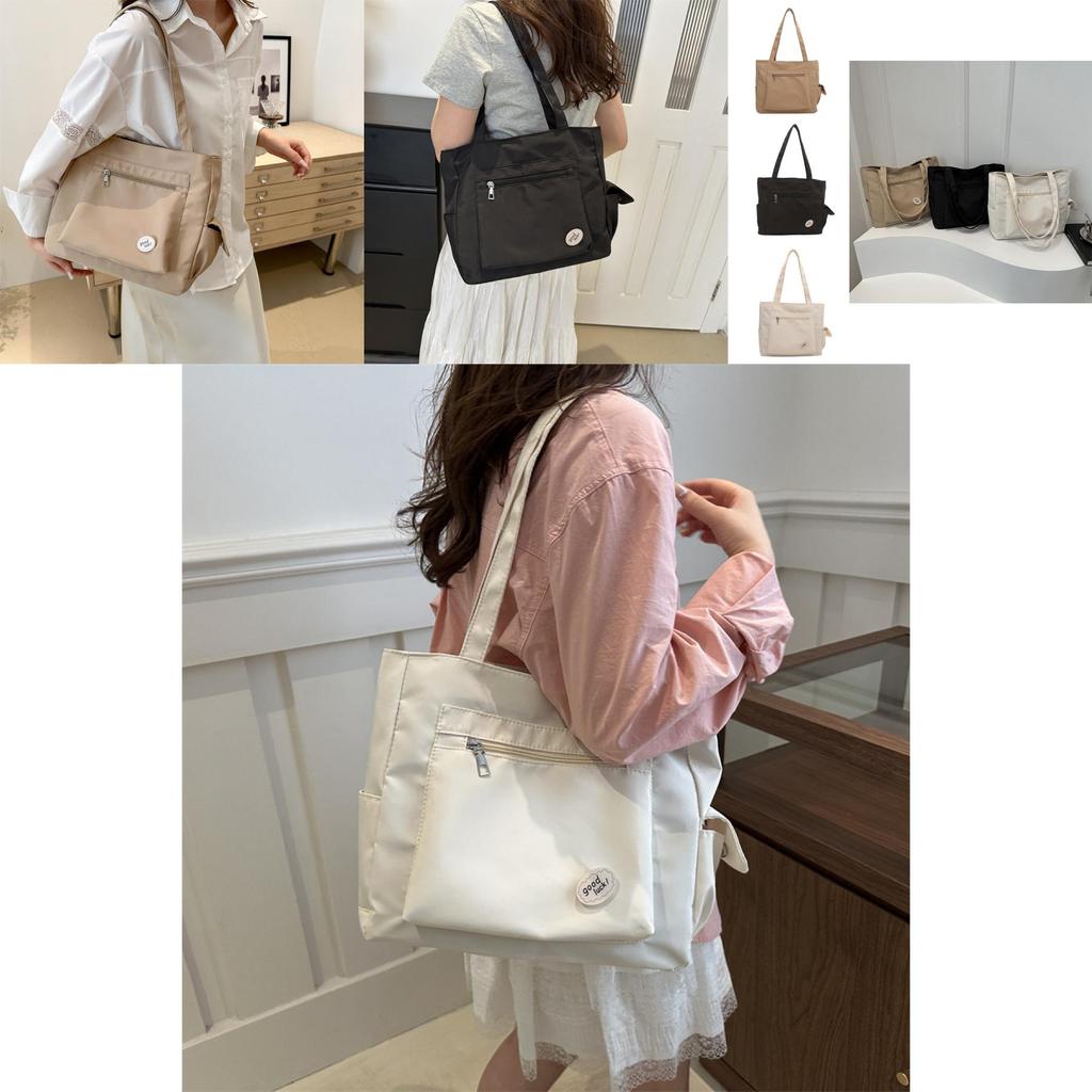 Trendy Street Style Large Capacity Tote Bag For Women 2024 Oxford Cloth Shoulder Bag