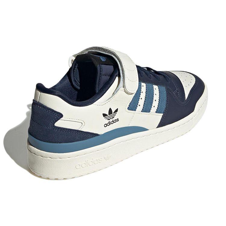 Adidas Originals Forum 84 Low Leather Suede Comfortable Low-Top Sneakers Unisex Sneakers Deep-Navy-Blue GX2162