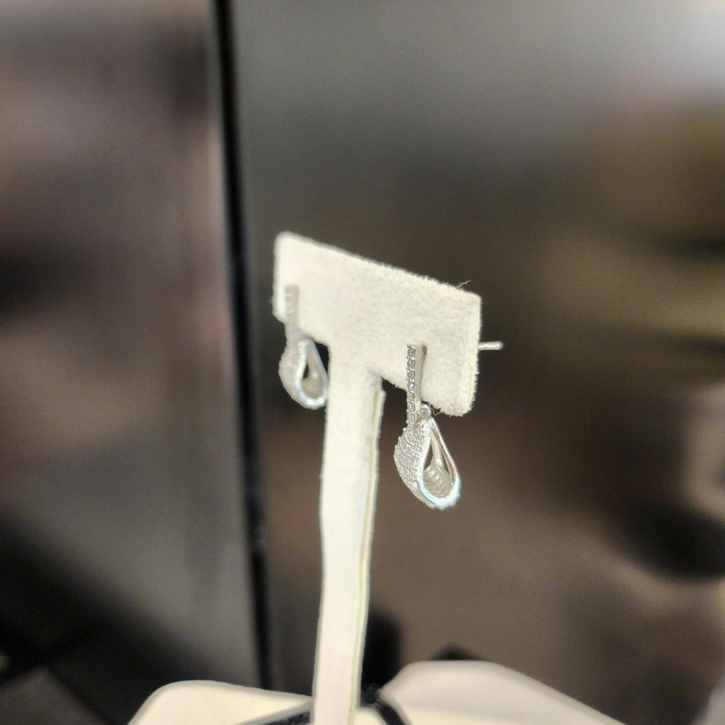 ARTRIA Ribbon Snake Earrings JTOERFR0001WHF