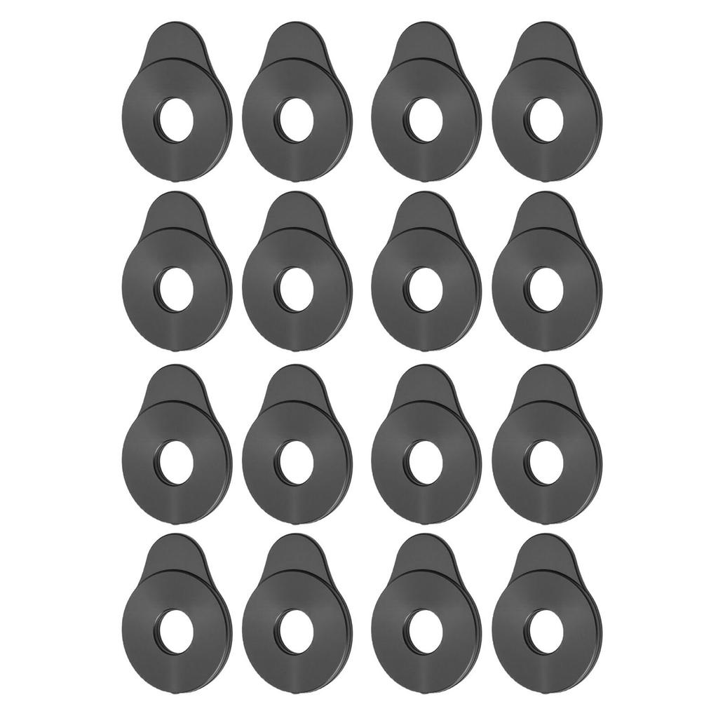 16Pcs Guitar Strap Locks Universal Rubber Adapter Acoustic Electric Guitar Replacement Accessories
